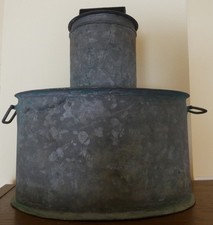 Ancienne goujonnière, seau à