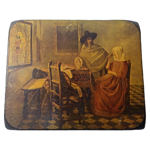 Tableau vermeer verre - vermeer,