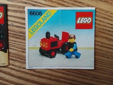 LEGO, notice Legoland 6608, 1982, tracteur, ferme, fermier, Vintage