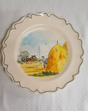 ASSIETTE EN FAIENCE DE SICARD
