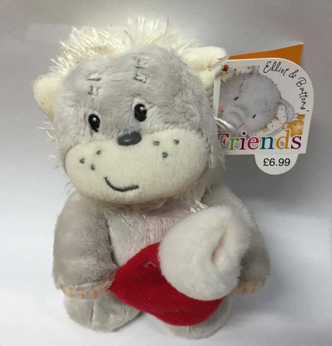 Peluche elliot boutons - elliot, et