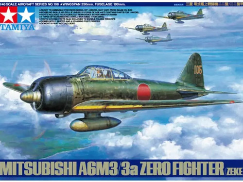 Tamiya mitsubishi a6m3 - mitsubishi, zero