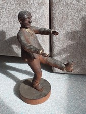 Sculpture personnage bois - sculpture,