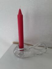 BOUGEOIR VERRE SCHNEIDER FORME