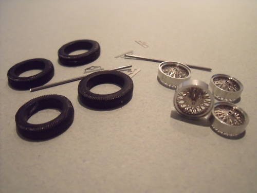 Bugatti roues rayons - 1/43,