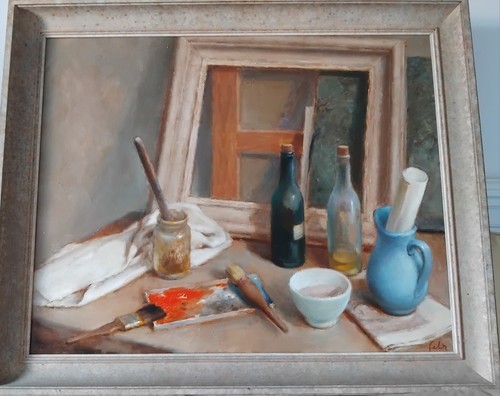 Grand tableau nature morte - grand,