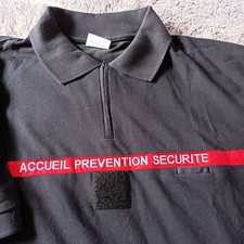 Polo manches courtes noir