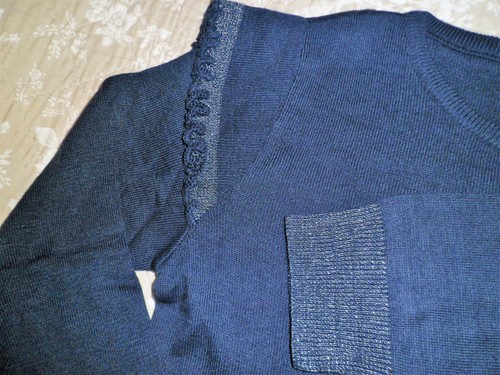 Pull bleu marine ardoise fils