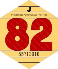 vignette 1982 voiture ancienne ALPINE PEUGEOT RENAULT CITROEN SIMCA OPEL FIAT VW