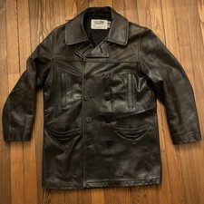 Mens Schott Dark Brown Leather