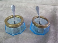 PAIRE DE SALERONS anciens, en