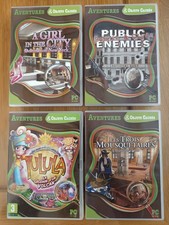 4 JEUX PC CD ROM - Objets Cachés Aventures - Comme NEUF