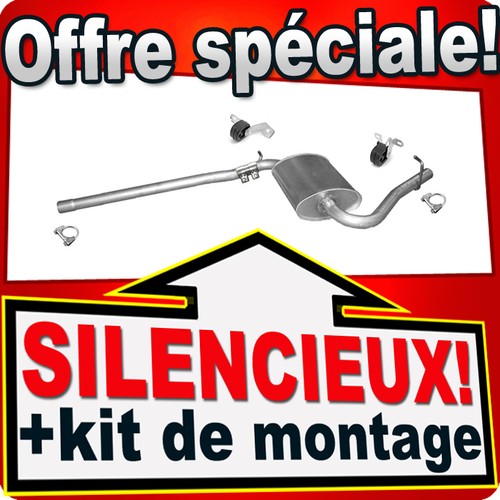 Silencieux intermédiaire pour - silencieux,