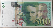 Billet de 500 francs Pierre et