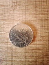 Pièce 1 Demi Franc 1977
