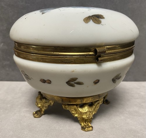 Ancienne boîte opaline - en,