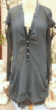robe * la mode est à vous * LMV taille 40 42 modele pretty gris m/long neuf s/et