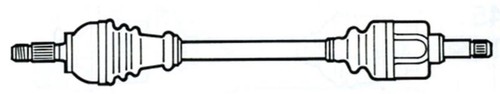 Cardan droit - , (transmission)