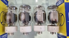  Quad de tubes electron Kt 88 TESLA (made in czech Republic) white base testés