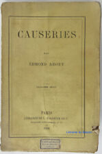 Causeries Deuxième série Edmond About 1866