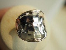 GROSSE BAGUE VINTAGE ARGENT