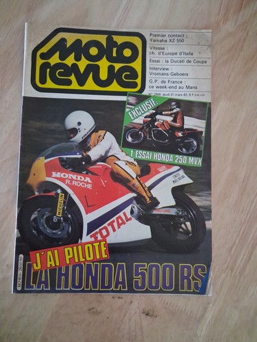 Magazine moto revue 1983 - magazine,