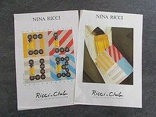 Publicités papier Parfum. Perfume ads. Ricci-Club de NINA RICCI 
