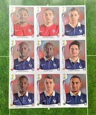 Panini Brésil 2014 équipe de France. Set de Mise à jour Update Extra stickers