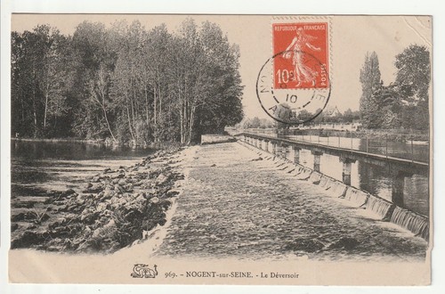 Nogent sur seine aube cpa - sur,