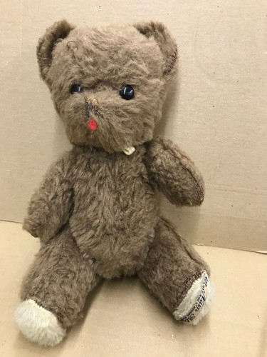 Peluche ancien ours articulé - peluche,