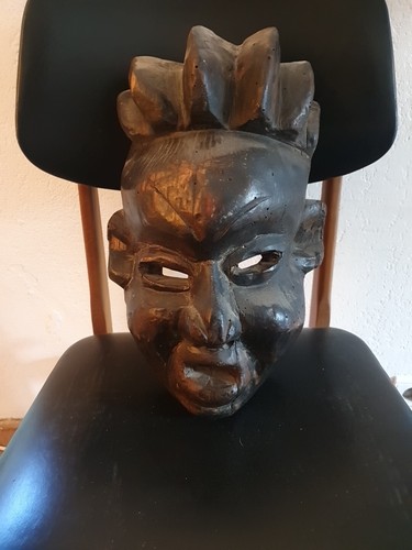 Ancien grand masque tribal - masque,