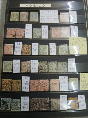 Monaco collection timbres - de,