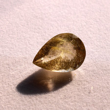 Quartz rutile doré naturel