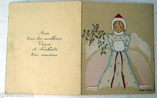 Carte de voeux  ADDI Meilleurs voeux , aquarelle