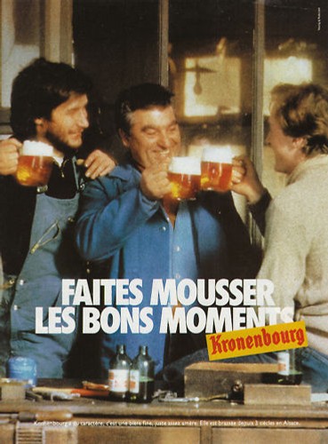 Publicité ancienne bière