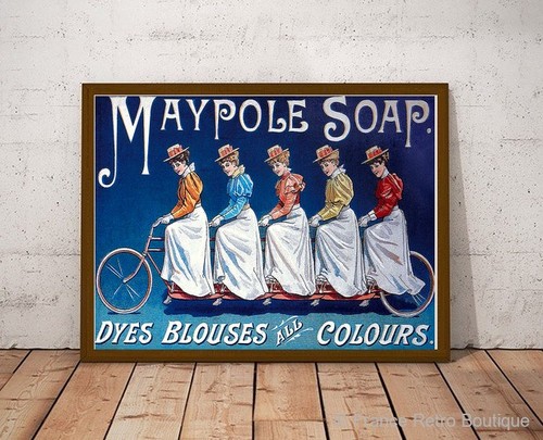 Affiche publicitaire vintage