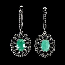 925 Argent Sterling Boucles