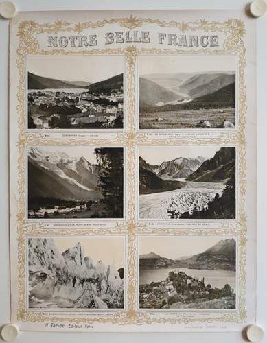 Affiche tourisme notre belle - affiche,