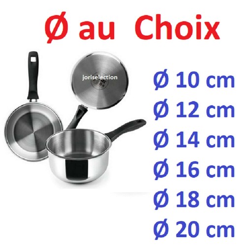 Casserole inox avec bec - ,