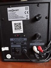 PACK ENCEINTES ACTIVES 2.1 PC  (CAISSON BASSES 24cm X 18cm X 14cm + 2 H.P)