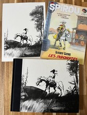 TL 3000 ex. Lucky Luke N&B les indomptés (Blutch) + Spirou et ex-libris