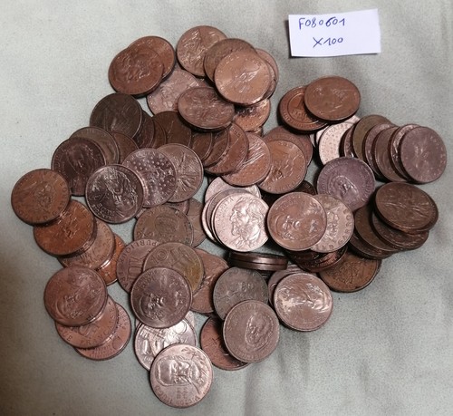 Lot monnaies françaises 100