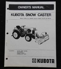 Véritable Kubota B6100 B7100 Tracteur " 48 " Neige Roulette " Soufleuse Neige