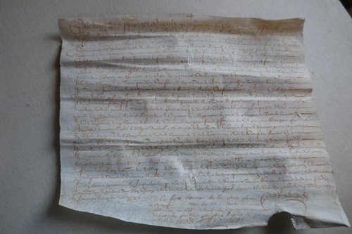 1648 parchemin déterminer - 1648,