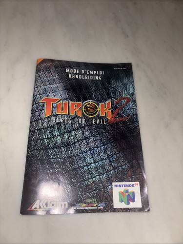 Notice nintendo n64 turok - notice, 2