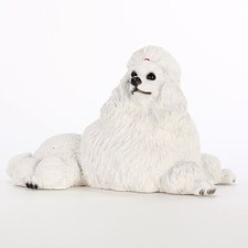 Figurine De Caniche Peinte À