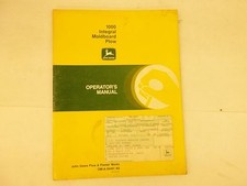 John Deer 1000 Integral