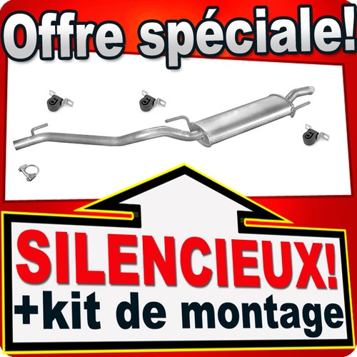Silencieux arriere pour - arriere, vw