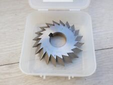 1 fraise 2 taille isocèle diamètre 80mm alésage 25,4mm HSS