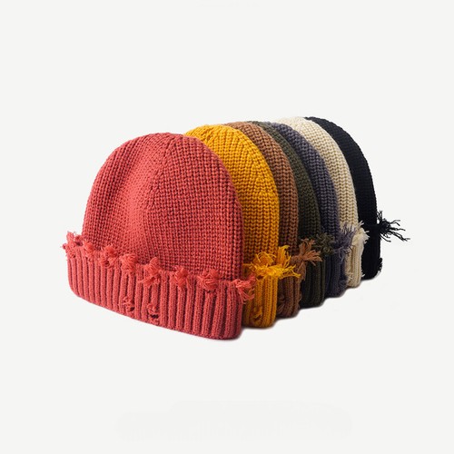 Femmes hommes déchiré bonnet - femmes,
